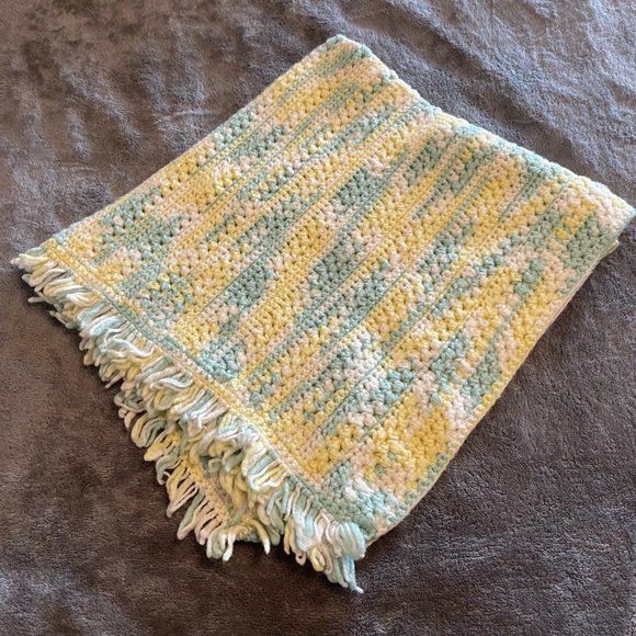 Hand Crafted Bedding Handmade Crochet Baby Blanket Poshmark